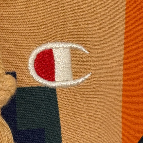 Champion x UO Reverse Weave Southwestern Print Hoodie Men’s M Women’s L Unisex - Picture 3 of 7